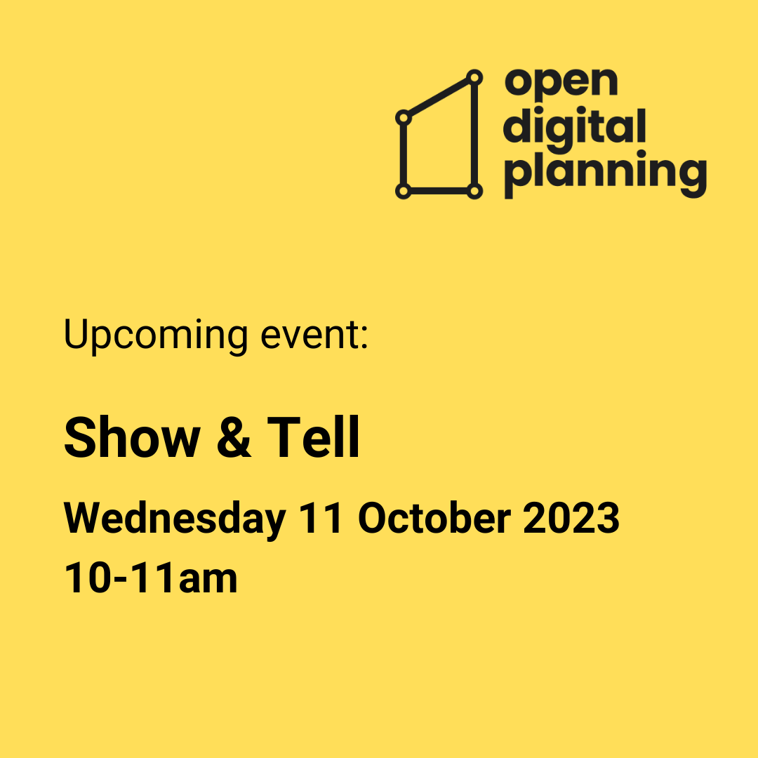 Show & Tell, Wednesday 11 October, 10-11am