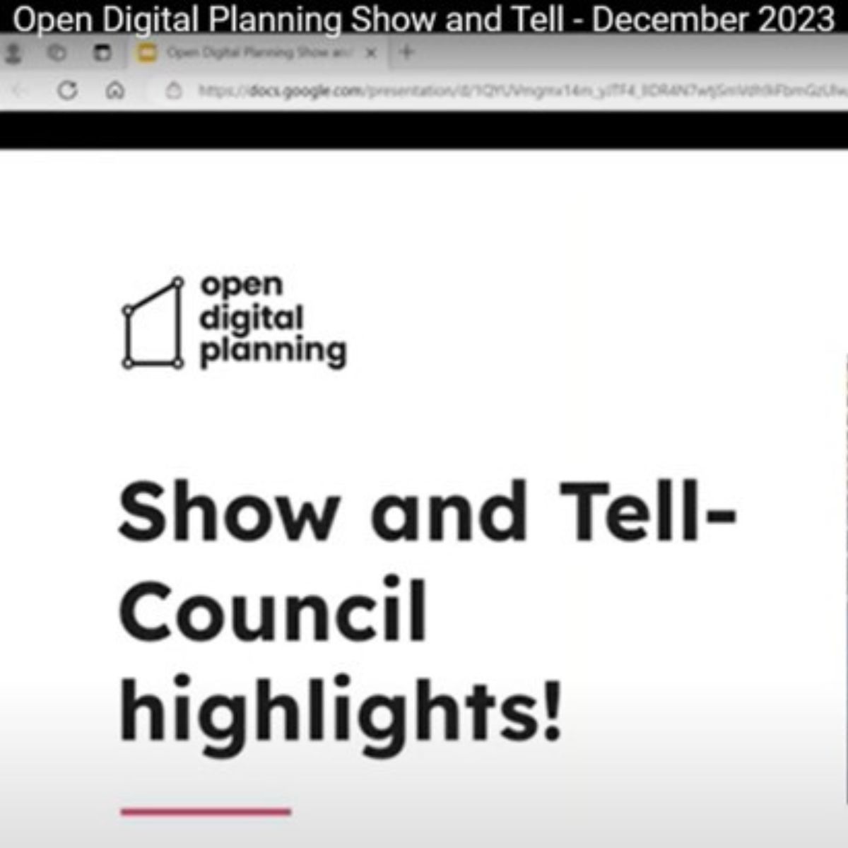 Show and Tell council highlights