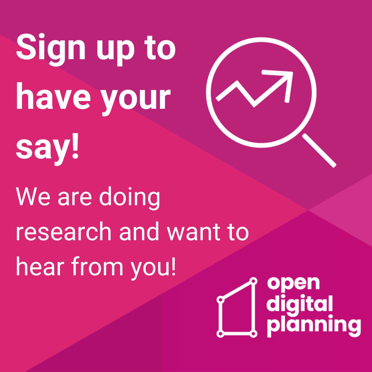 Sign up to have your say