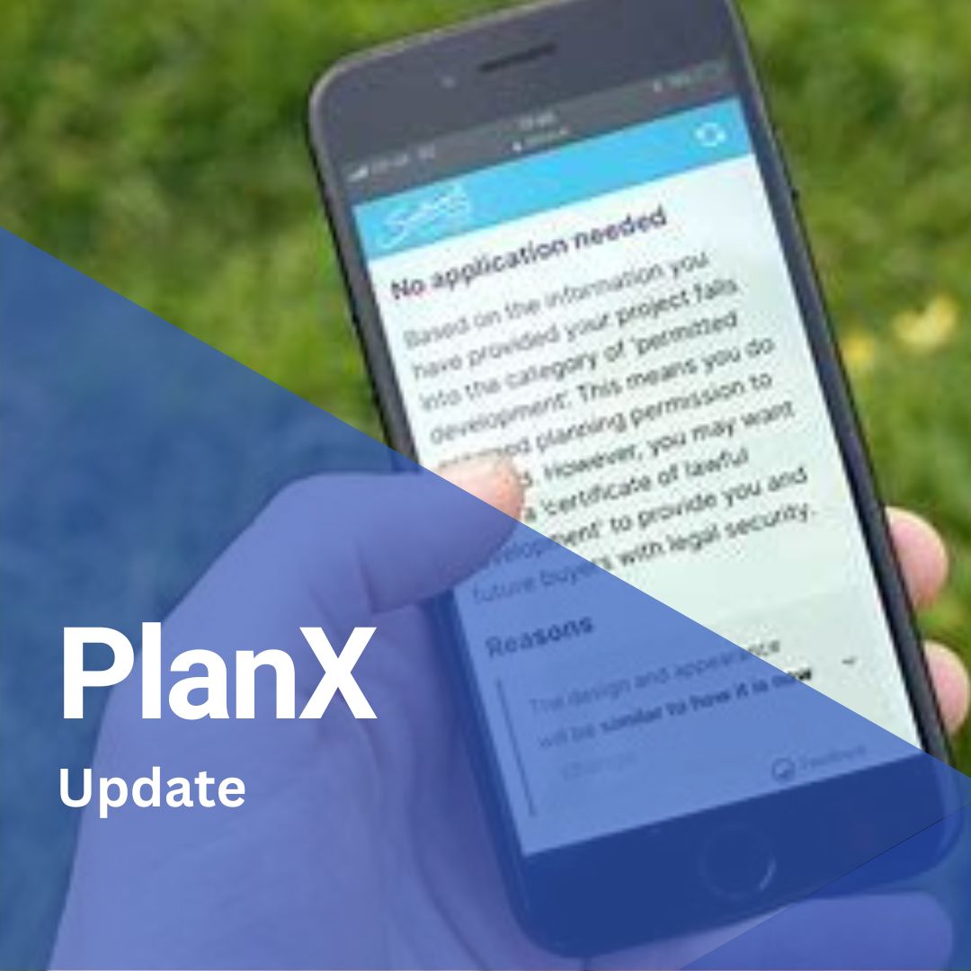 PlanX update 