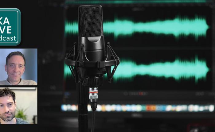 Screen shot of podcast